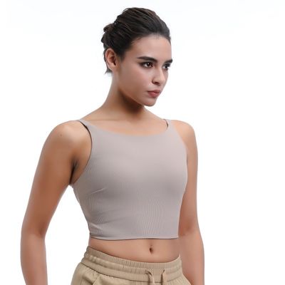 Breathable dames naadloze sport beha open rug voor gevoelige huid