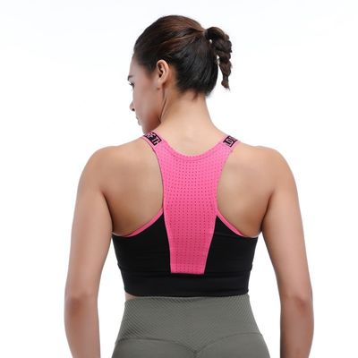 Duurzame sport beha voor vrouwen solide kleur normale grootte
