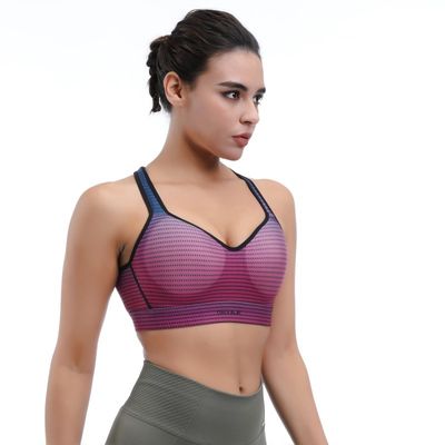 Yoga Sports BH naadloze racerback &amp; slotgat in de rug voor luchtstroom