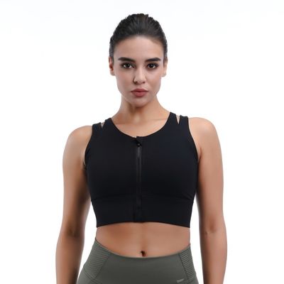Naadloze racerback sport beha lichtgewicht voor hardlopen fietsen &amp; pilates