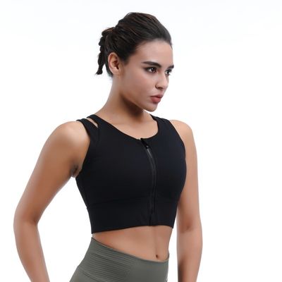 Naadloze racerback sport beha lichtgewicht voor hardlopen fietsen &amp; pilates