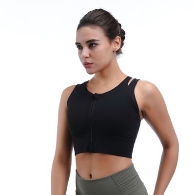 Naadloze racerback sport beha lichtgewicht voor hardlopen fietsen &amp; pilates
