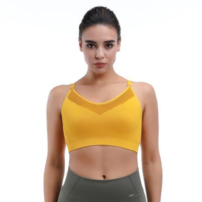 Yoga sport beha naadloze racerback &amp; verstelbare riemen voor comfort
