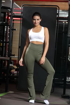 Luxe yoga broek met ribben ️ Athleisure elegantie, perfect voor fitness, kantoor en casual uitstapjes