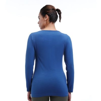 Ladies' Workout Long Sleeve Shirt Loose Fit Fleece Lining Winddicht Voor Outdoor Activiteiten
