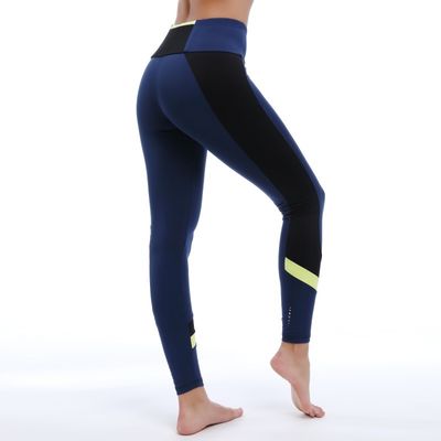 Athleisure Leggings Stylish Ribbed Design Voor Gym Office Weekend Uitjes